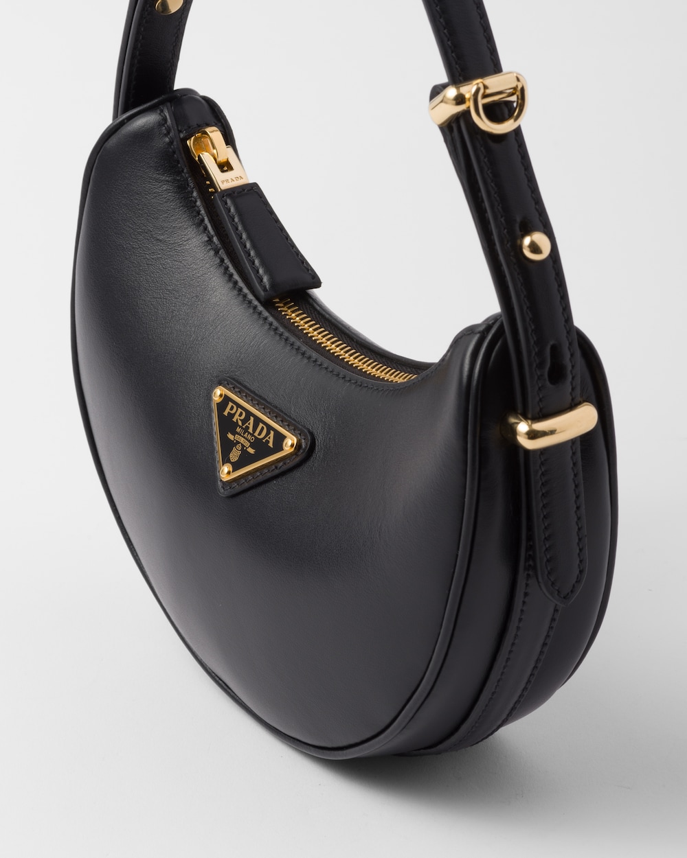 Prada Arqué Leather Mini Shoulder Bag - Image 3